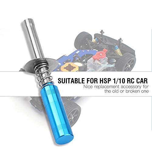 RC Igniter, 80103 Motor Igniter Glow Plug Aluminium ontsteking voor HSP 1/10 Nitro RC Car(Blauw)