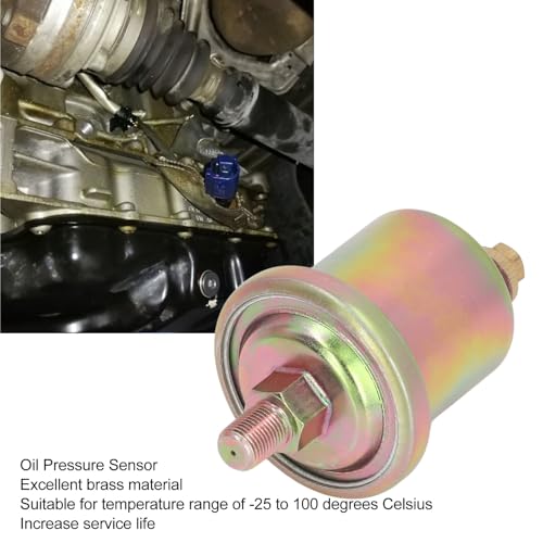 ES2P-100 Oliedruksensor 1/8 NPT draadmessing Materiaal 100psi Druk Oliedruk Transmitter druktransducer sensor voor graafmachine Generator 3