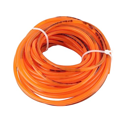 Round Belt met hoge prestaties, PU-transmissie Riem Polyurethaan Ronde Riem voor Drive Orange(3mm*10m)