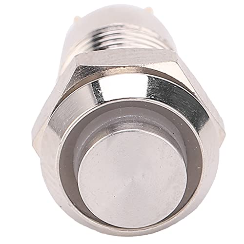 8mm Drukknopschakelaar Roestvrij stalen metalen drukknop voor deurbel Waterdichte zelfsluitende startschakelaar 3V Drukknopschakelaars (zonder licht) 5