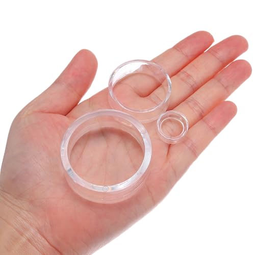 4,2cm Ronde honkbalstandaard, 9 st Acryl balhouder Crystal Ball houder Heldere bal Weergave Standaarden voor Golfbal Softbal KS Collecties Crystal Ballen 3