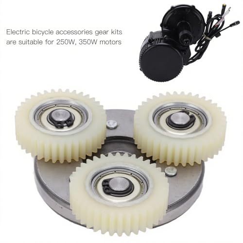 Koppeling Kit, Staal + Nylon 36T Clutch Kit voor elektrische fiets, Geschikt voor 250W 350W Center Drive Motor 3