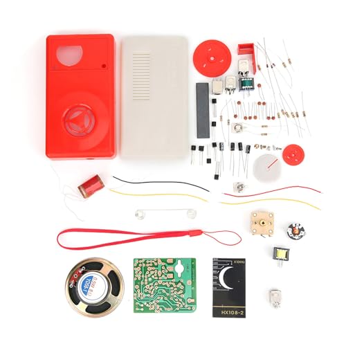 HX108-2 Radio Kit met 7 Tubular Radio Electronics Building Kit, Electronic Learning Set, Radio Parts, Bouw je eigen Radio Kits om Kit om te zetten in 3645652612 Kinderen Wijzerplaat