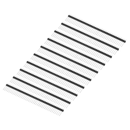 DIP Pin Header Enkele rij 40P 15mm Lengte Koper Plat voor PCB Verpakking van 10