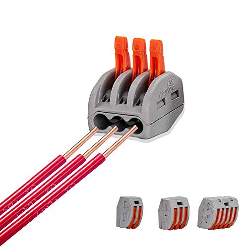 Elektrische aansluitkit, automatische terminalblokken, snelkabelconnector, compacte kabelconnector, 14 stuks met 2 ingangen, 14 stuks met 3 ingangen, 10 stuks met 4 ingangen, 8 stuks met 5 3