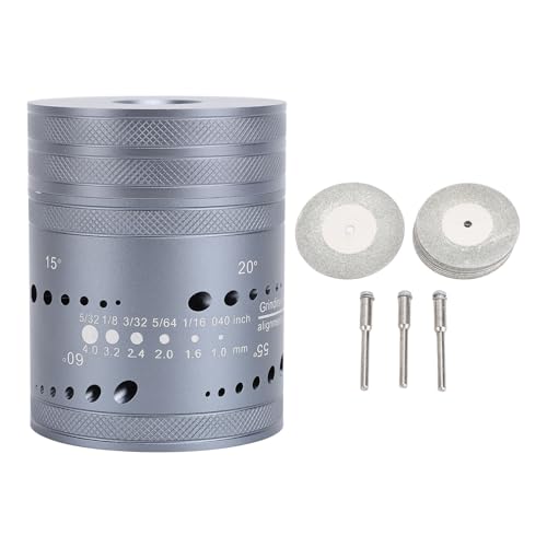 Elektrode Grinder Mill Tig lashulpmiddel Tig lashulpmiddel slijper Multigle ontwerpen Standaard grootte 6 snijden Slots 48 gaten