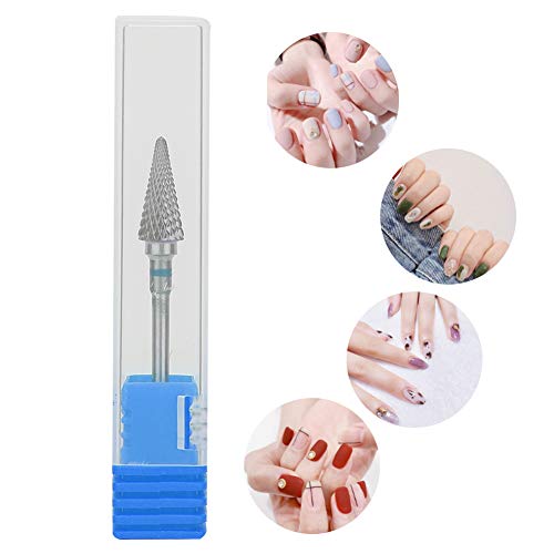 1PCS Nail Drill Bit, Professional Nail Art Electric Manicure Drill Grip Accessoires Nursing Care Tool - Wolfraam Steel(Blauw) 5