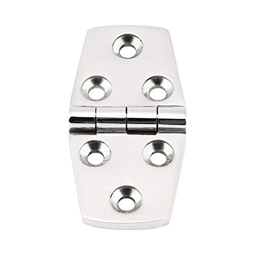 Stainless Steel Mirror Polished Deur Hinge Boat Cabin Door Luik Deur Scharnier Stamp Scharnier Vervanging (76 x 38) Boot/Jacht Onderdelen en Accessoires 5