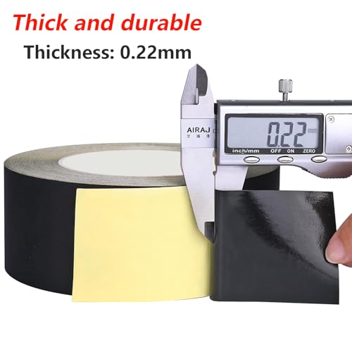 2 Rolls isolatie tape, 15mm x 30m, elektrische tape, isolatie tape voor kabels en kabels, zwart 4