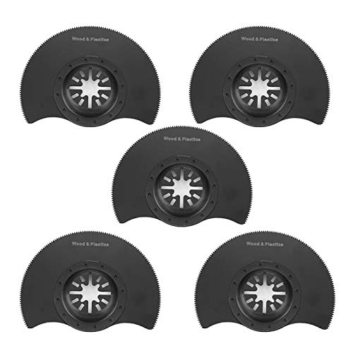 5PCS-zaagbladen Kit Circular Oscillating Multi Tool Accessoires set voor het repareren snijden Fit Compatibel Semiblad Meest