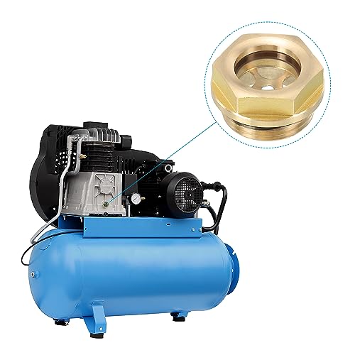 Air Compressor Olie Gezichtsglas, 2 stuks G 3/4 Inch Man Thread Messing Olie Liquid Level Meter Air Compressor Delen met O-Ring 5