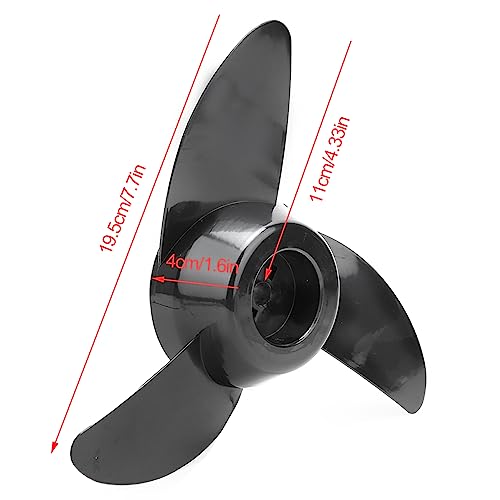 12V 24V buitenboord propeller marine propeller Thicken Plastic elektrische Bow Thruster passen Outboard Propeller accessoire voor Buitenboordmotor 5