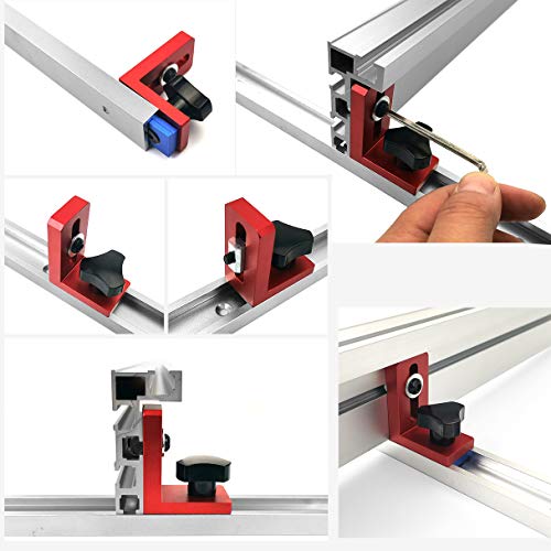 30 Type Woodworking Slide, T Rail Miter Tube, T Groove Miter Rail, Stopper, Glide Miter Tube, Fence Connection, Rail Holder, Slide Finder voor het Malen Houtbewerking 5