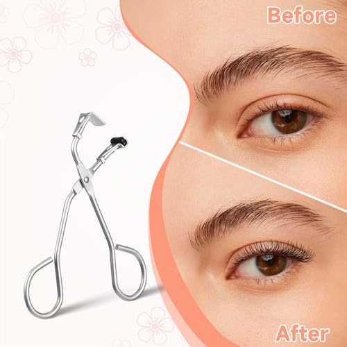 Pak van 2 Mini wimpers curler, gedeeltelijke wimper curler, wimper lifter, silicone wimper gereedschap, Geschikt voor alle wimpers vormen, wimper make-up gereedschap 3