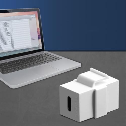 TYPE-C Vrouw aan Vrouwelijke Adapter Module 20x28,5mm PC vlamvertragende White High Speed Data Transfer Charging Connector voor USB-C Laptops Telefoons Chargers 5