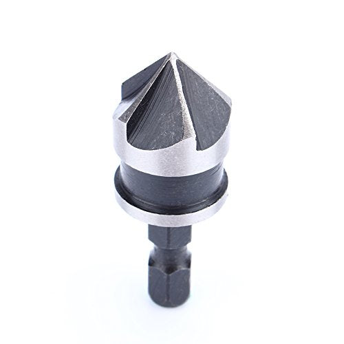 3 Stuk Countersink Drill 90 graden 1/4' Hex Shank Countersink Drill Wood Metal Quick Bit Chamfer Countersink Drill wijzigen 3