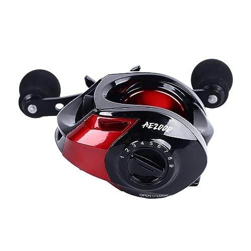Vissen Reel, metaal gemakkelijk te gebruiken 10kg laadcapaciteit Zout Water Gooien Molen Rechtshandig voor Zeevissen 4