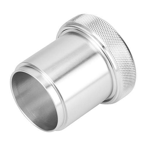 Laden op Filler Neck, aluminium brandstof watertank hoes laden op Filler Neck Cap 1,5in binnendiameter auto aangepast onderdelen (zilver)