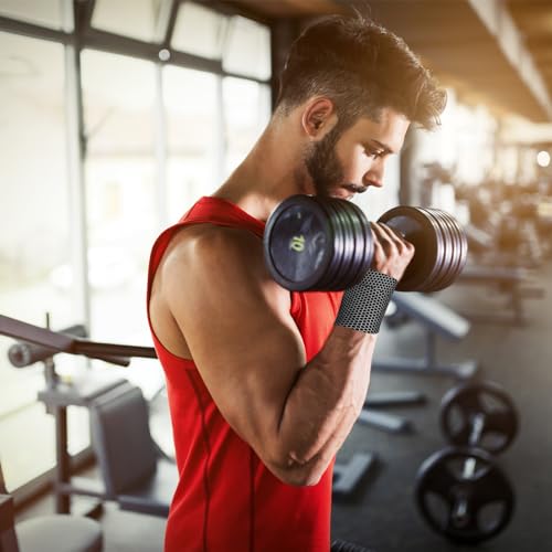 Pack van 2 Zwarte Pols Wacht voor links of rechts ademend hand Pols Rest Pols Ondersteuning Polsband voor mannen Sport bescherming 5