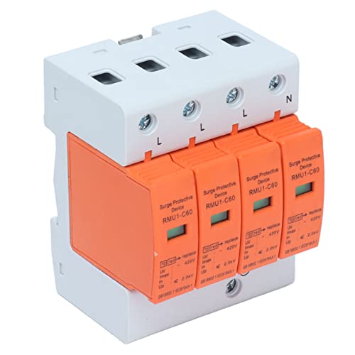 Chirurgische bescherming, DIN rail montage Arrester Handige bedrading met indicator AC 420V RMU1-C20/40/60(Imax:60kA) 5