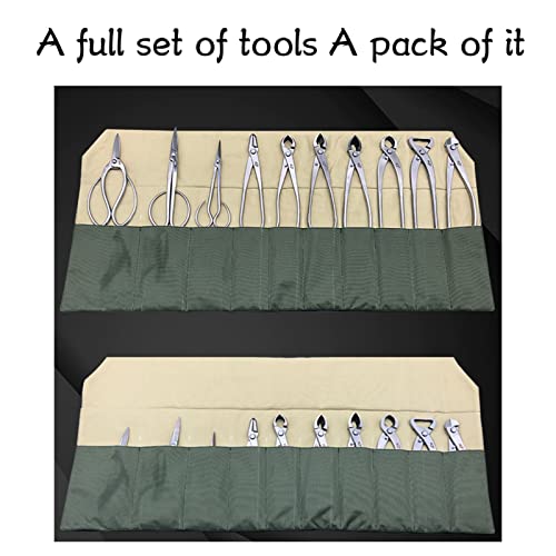 Bonsai Tool Bag Snoeien Tool Bag Waterdichte Canvas Tool Bag Multifunctionele Tool Opslag Bag voor Bonsai Lovers Professional Bonsai Artiesten 5