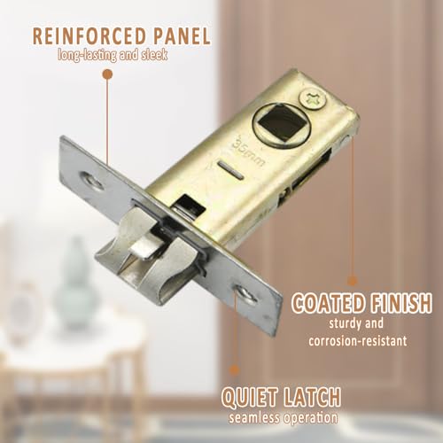 sluitingen, 3 stuks deurluik vangen roestvrij staal kwaliteit Latch Bolt voor gebruik met Hever deurgrepen 5