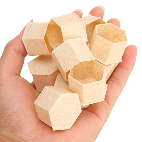 Tattoo Pigment Cups, Wegwerpbare Straw Oplosbare Herbruikbare zelf staande Microbladerende inktbekers (XL 100st)