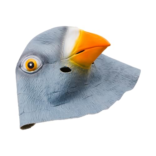 Duivenmasker, Deluxe Novelty Halloween Kostuumfeest Latex Dierenhoofd Masker voor Cosplay, Thema Evenementen en Leuke Dress Up 5