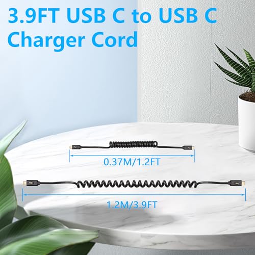 240W USB-C naar USB-C kabel, 40Gbps snelle gegevensoverdracht, USB-C oplaadkabel, compatibel met alle digitale apparaten met type C verbinding 5