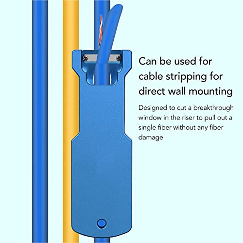 Aluminium body Optische kabel Longitudinal Bundle Stripper Riser Window Cutter Cable Tool Fiberglass Peeler Stripper Wire Stripping Tool