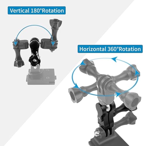 Zeebalhouder voor Gop 360° Draaibare Zweefarm Arm Ball Joint Holder voor GoPro Hero 11 10 9 8 7 6 5 4 Sjcam Yicam en andere actiecamera's 4