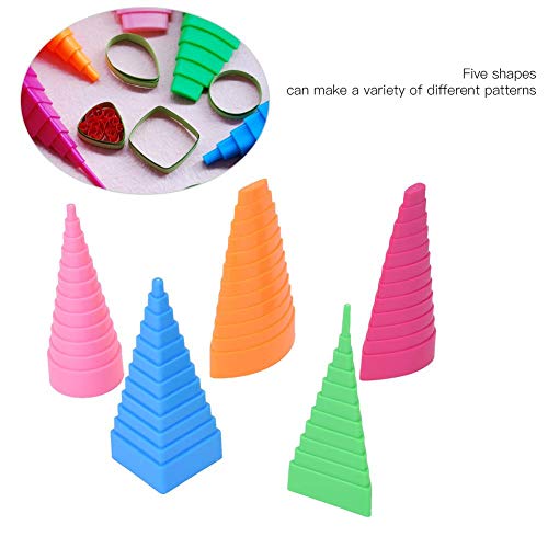 5 st quilling vormen & ontwerpen rand papier quilling rand Buddy Bobbin Tower Tool 5 vormen torens quilling tool kit voor DIY ambachten 3