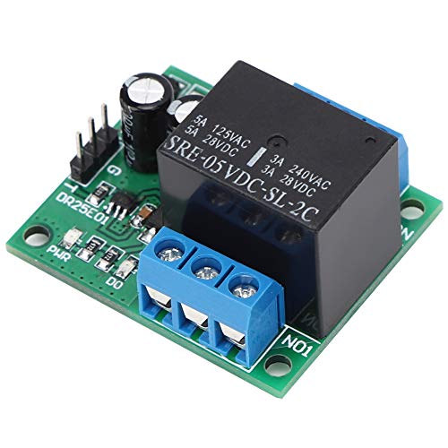 Signaalrelais Modulebord Dubbele Gooi Zelf Vergrendelen Bistable Relay Board Input Spanning 5V Versie DC 24V 12V Optioneel voor Car Computers Accessoires(DC5V)