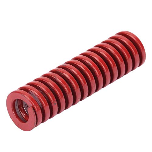 2 stuks OD 10mm ID 5mm Die Spring Mold Accessoires TM Red Spring Compression Short Pitch Spring Spiraalcompressie Spring Red Flat Wire(TM10*35mm) 5