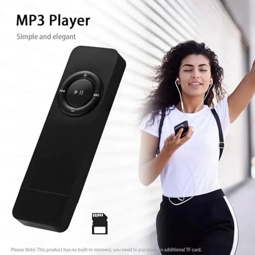 MP3 speler met Usbmp3 MP4 spelers, Mp3 muziekspeler draagbare muziek media MP3 speler met Lanyard om te luisteren naar muziekzwart (Tbestbnxgmu58ht-11) 4