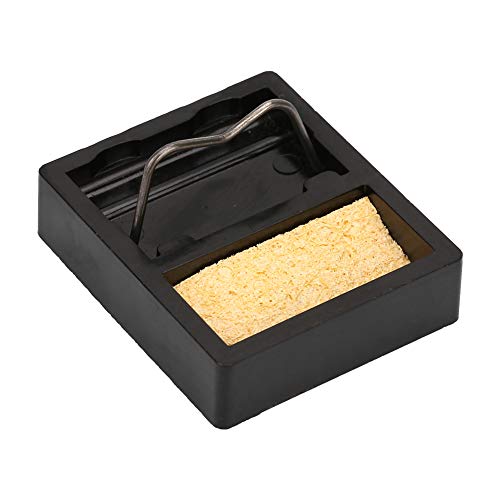 Soldeerijzer, Mini elektrische Soldeerijzer houder met spons, 600°C hittebestendig Soldeerijzer Base