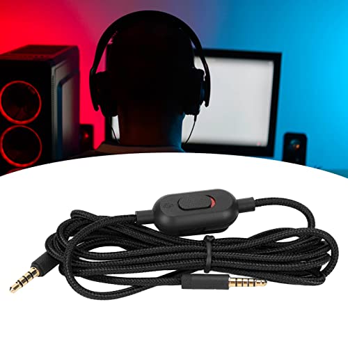 Earphone Sound Cable, Stretch Resistor Gaming Headset Kabel voor School voor G Pro voor G433(Zwart) Video & Environment 3