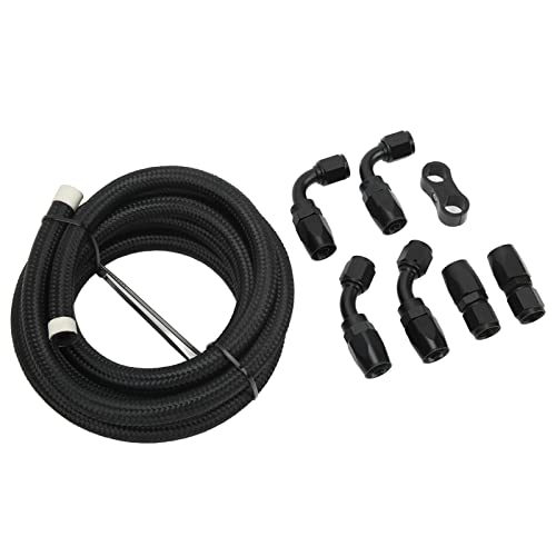 Oliepijp, 3 meter brandstofleiding slangkit AN6 slang fitting adapter aluminium Nylon voor koelvloeistof Hydraulisch Olie Andere wijzigingen
