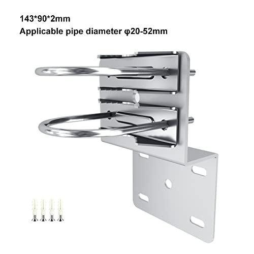 Zee Buitenwand gemonteerde antenne klem montage beugel dubbele U-vormige hoepel pijp klem accessoires, antenne paal U-vormige buis klem