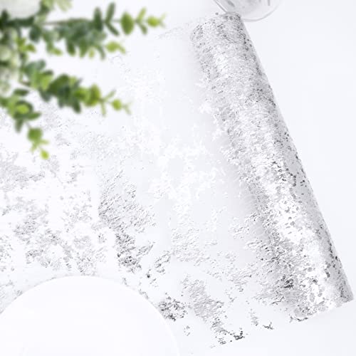 29cm x 9m Roll Tulle Tabel Runner Net Polyester Tafel Decoratie Metallic Ribbon Spool voor feest, Verjaardag, Bruiloft, Banket, Kerstmis, DIY, Verpakking (B)