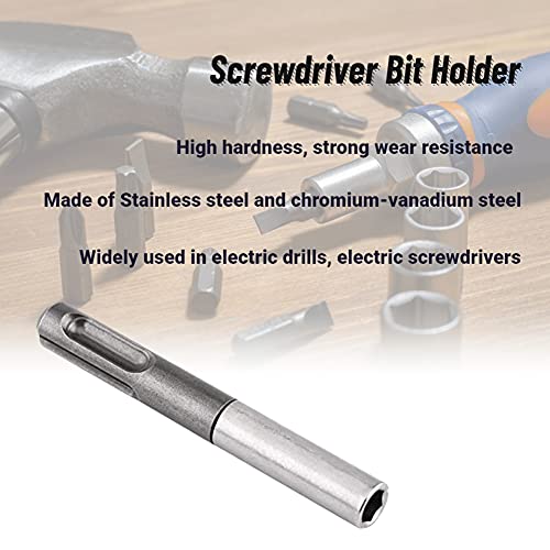 4 stuks SDS Plus hex schroevendraaier met hex handvat en uitbreiding voor schroefmoersleutels, geschikt voor de meeste elektrische schroevendraaiers