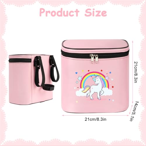 Handlebar Bag for Kids, Roze eenhoorn