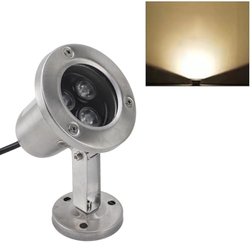 Waterdichte LED Dip spot voor fontein zwembad onderwater sfeer (Warm Wit) 3