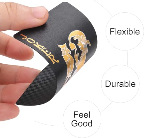 Black Diamond Plastic Poker Card spel - Perfect voor feest en spel 4