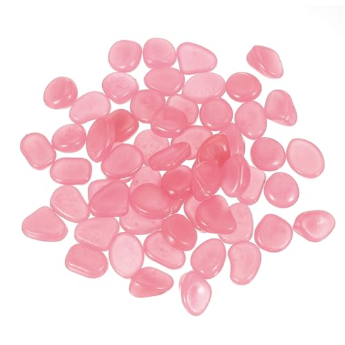 Lichtgevende stenen, 100 st. Lichtgevende stenen voor binnen Tuinversieringen, Cadeaus voor vrienden, Roze