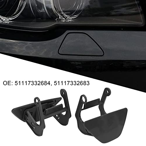 Voorste Lamp Voorste Lamp Spray Cover Headlight Spray Cap 51117332684 Vervanging voor 5 Series F10 F10 F18 2013-2016 3