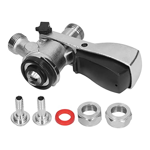 D Type Bier Barrel Koppelaar, Roestvrij stalen Probe Messing D Type Home Brewin Bier Barrel Tapdispenser Voor Home Bars Hotels Restaurants Familie bijeenkomst