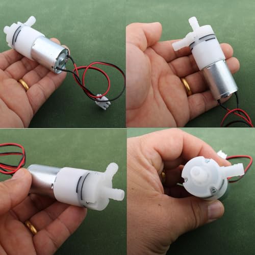 Diafragm waterpomp 12V mini elektrische waterpomp 370 zelf priming pomp DC12V voor theemachine voor aquarium, aquariumfontein 4
