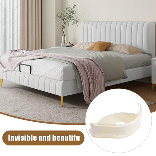 4 st Onzichtbare Lad Bed Cover Fixer, Sheet Holder met vergrendeling Strips, Sheet Holders voor beddengoed, Inbouwvel Clips met Lock Strips, Bed Sheet Grippers, Non-slip Locking Sheet Clamps 5