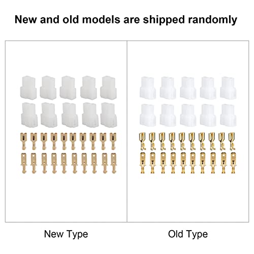 Elektrische auto-wire-connector, T-type 2 Pin-plug Man vrouwelijke Socket Plug en Terminals Kit Geschikt voor Kenwood FT-7800R, FT-8800R, FT-8900R 5